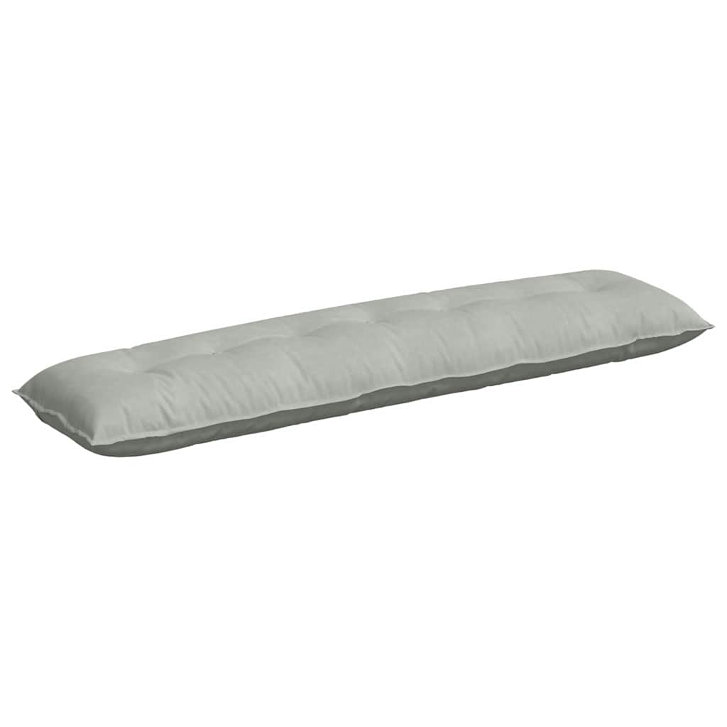 Vidaxx coussin de dossier gris clair 200 x 50 cm tissu corde