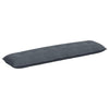 Vidaxx coussin de dossier gris foncé 200 x 50 cm tissu corde
