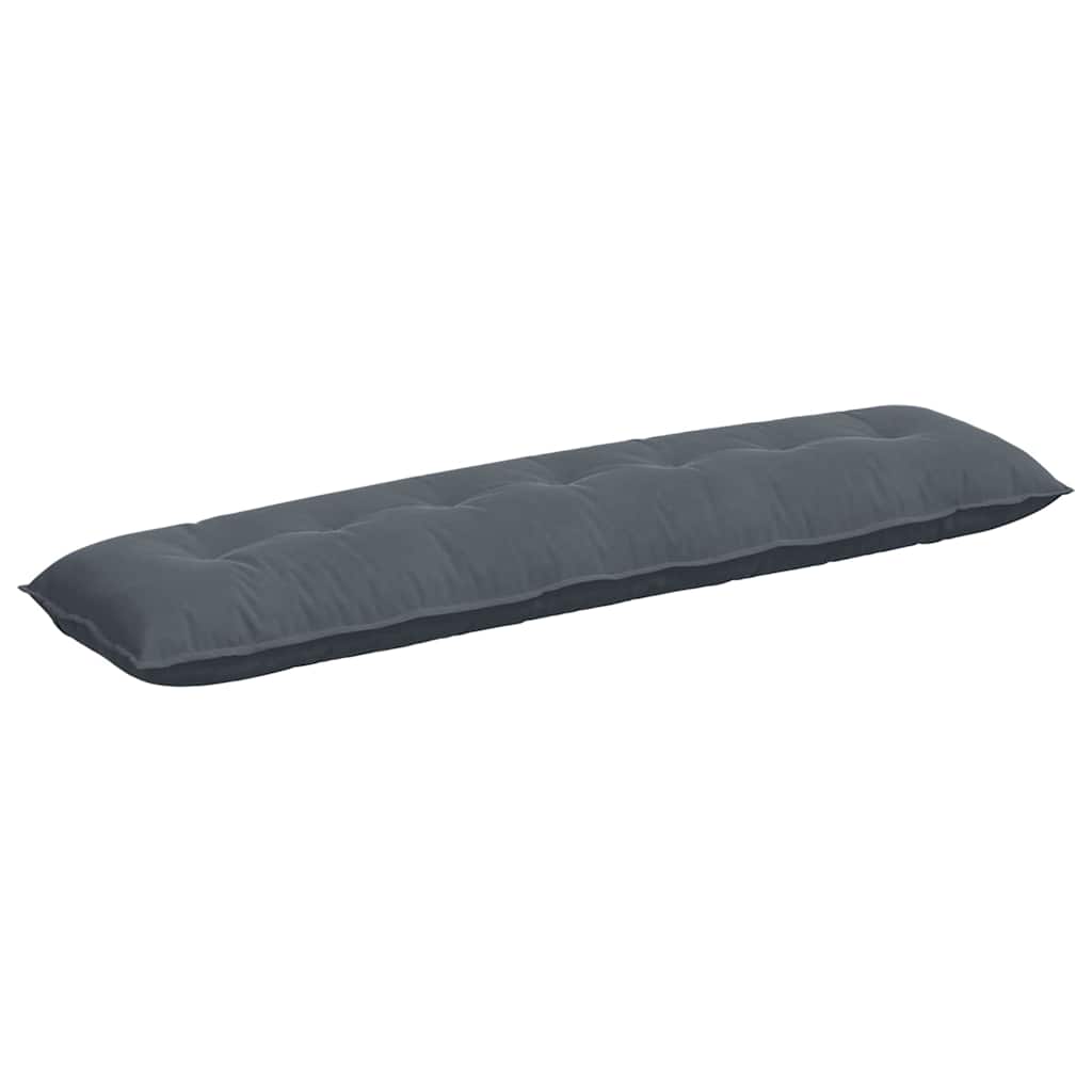 Vidaxx coussin de dossier gris foncé 200 x 50 cm tissu corde