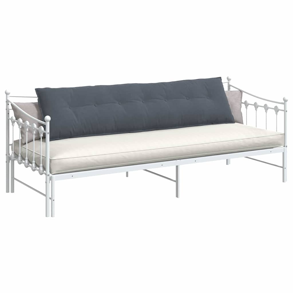 Vidaxx coussin de dossier gris foncé 200 x 50 cm tissu corde