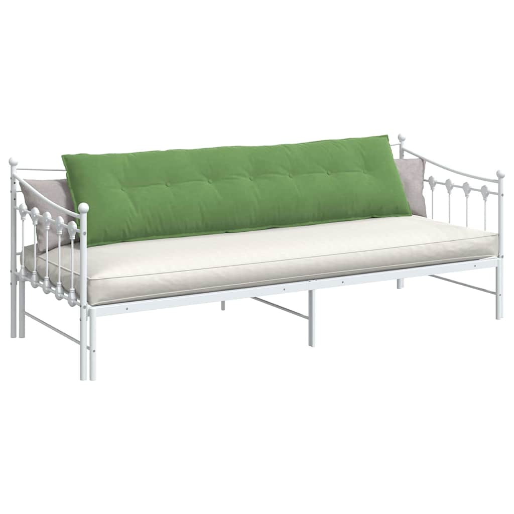 Vidaxx coussin de dossier vert clair 200 x 50 cm tissu corde