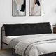 Vidaxx coussin de dossier noir 200 x 50 cm tissu corde