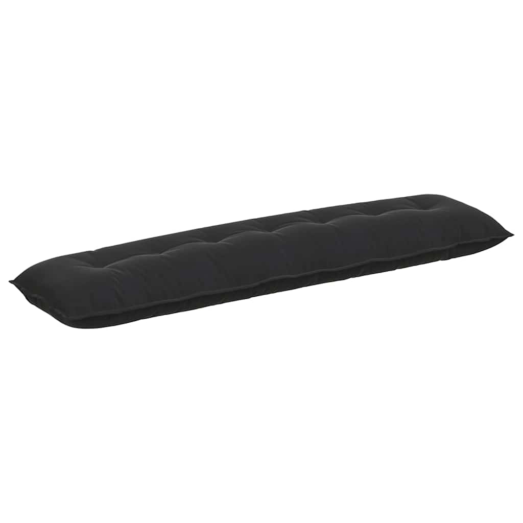 Vidaxx coussin de dossier noir 200 x 50 cm tissu corde
