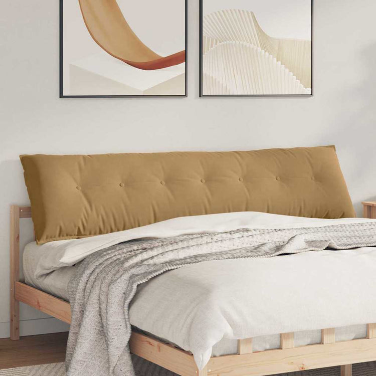 Vidaxx coussin de dossier marron 200 x 50 cm tissu corde