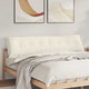 Vidaxx coussin de dossier crème 200 x 50 cm tissu corde