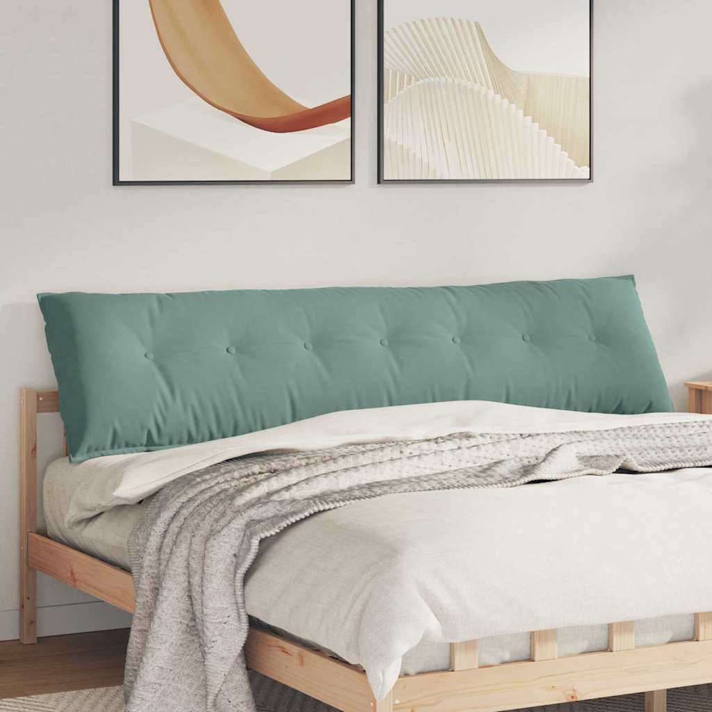Vidaxx coussin de dossier vert d'eau 200 x 50 cm tissu corde