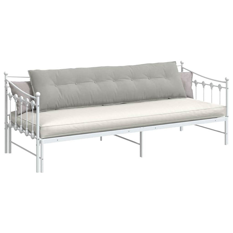 Vidaxx coussin de dossier gris clair 200 x 50 cm tissu microfibre