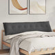 Vidaxx coussin de dossier gris foncé 200 x 50 cm tissu corde