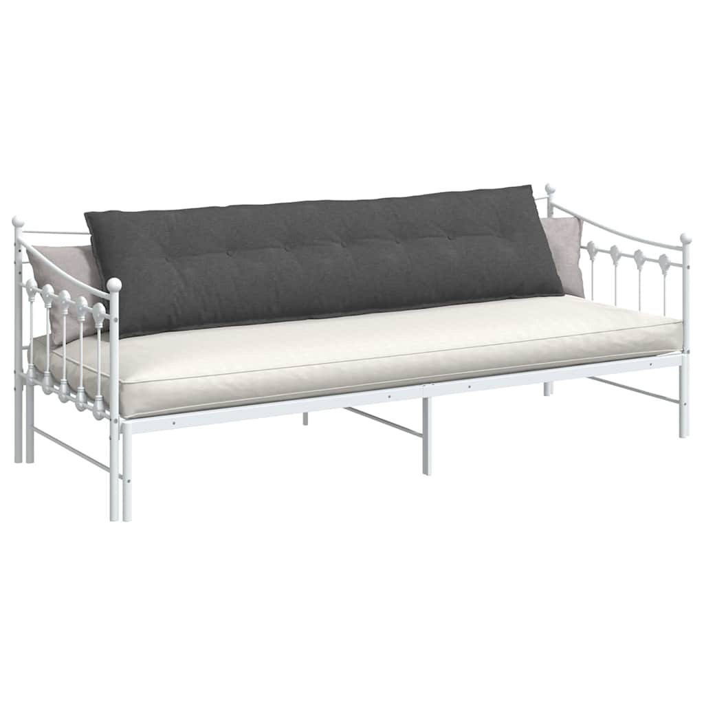 Vidaxx coussin de dossier gris foncé 200 x 50 cm tissu corde
