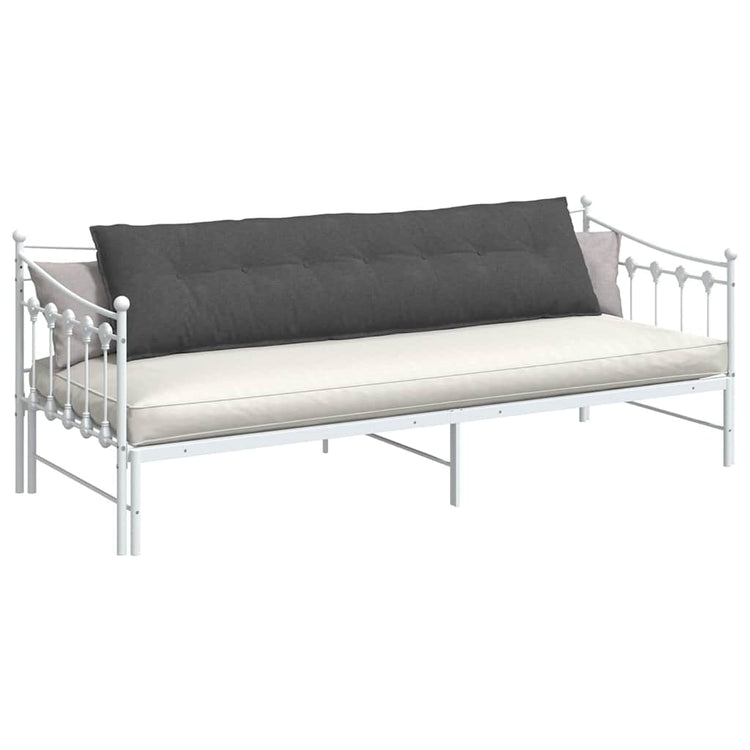 Vidaxx coussin de dossier gris foncé 200 x 50 cm tissu corde