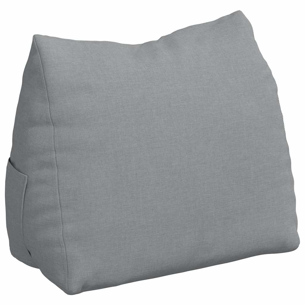 Vidaxx coussin de dossier gris clair 45 x 20 x 35 cm tissu