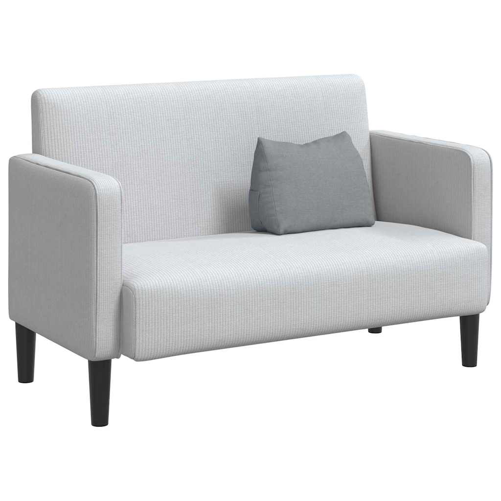 Vidaxx coussin de dossier gris clair 45 x 20 x 35 cm tissu