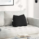 Vidaxx coussin de dossier noir 45 x 20 x 35 cm tissu