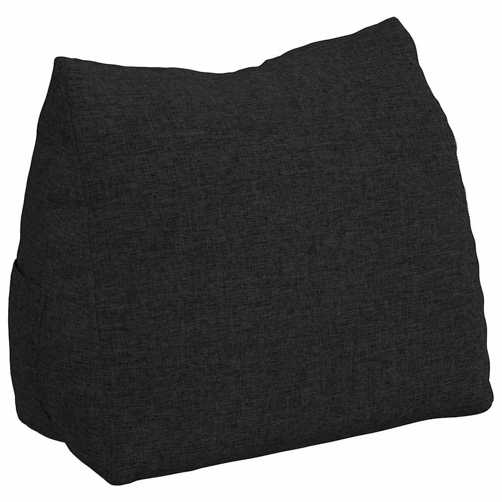 Vidaxx coussin de dossier noir 45 x 20 x 35 cm tissu