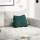 Vidaxx coussin de dossier vert foncé 45 x 20 x 35 cm tissu