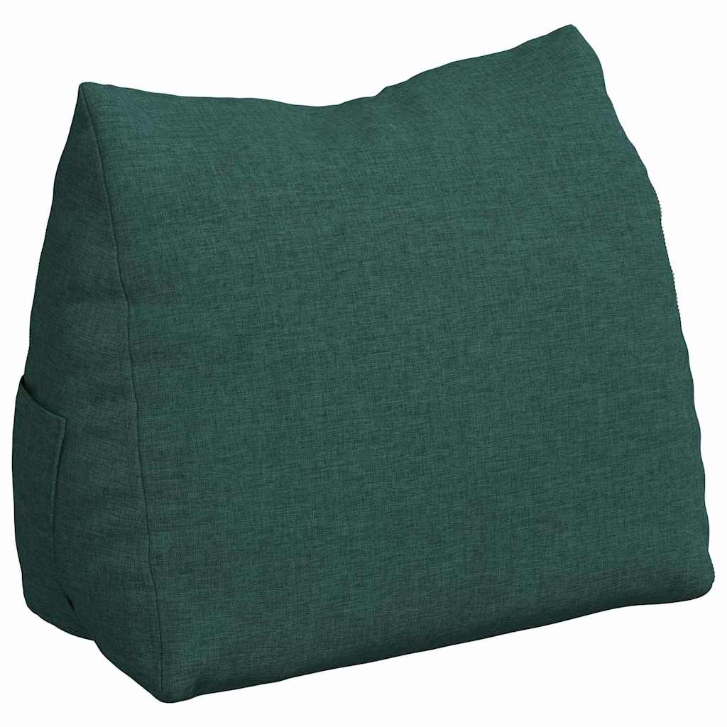 Vidaxx coussin de dossier vert foncé 45 x 20 x 35 cm tissu