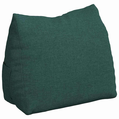 Vidaxx coussin de dossier vert foncé 45 x 20 x 35 cm tissu