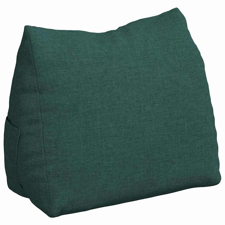 Vidaxx coussin de dossier vert foncé 45 x 20 x 35 cm tissu