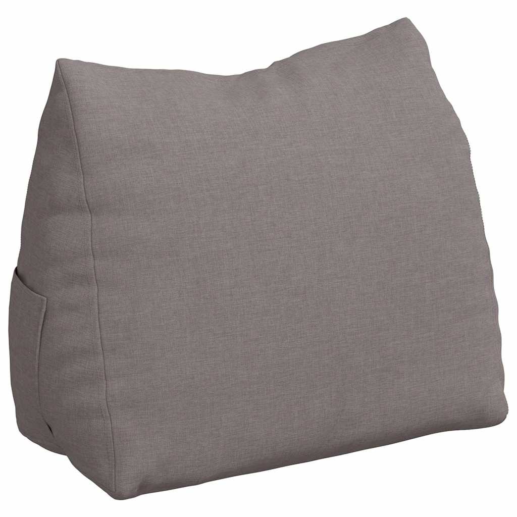 Vidaxx coussin de dossier taupe 45 x 20 x 35 cm tissu