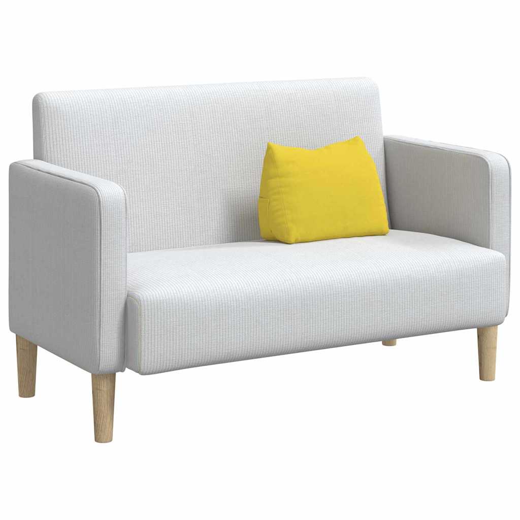 Vidaxx coussin de dossier jaune clair 45 x 20 x 35 cm tissu
