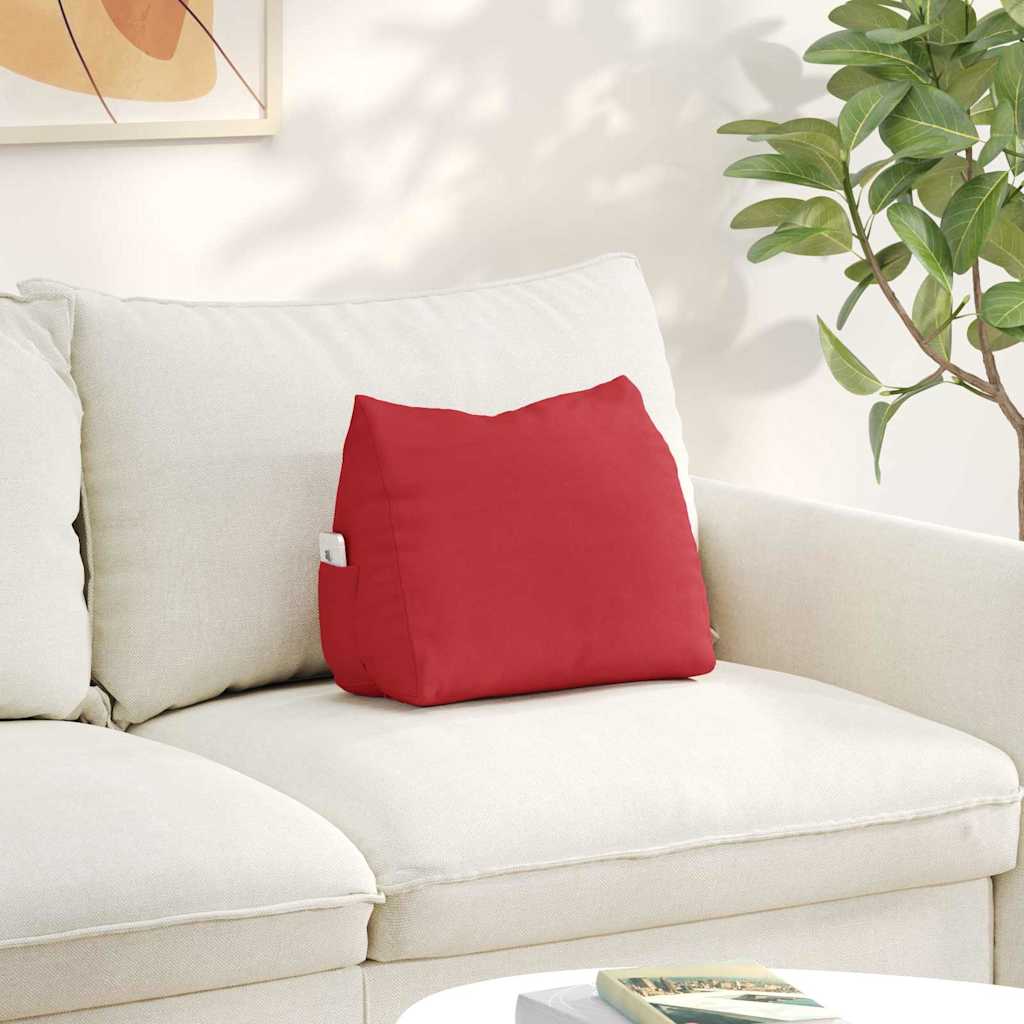 Vidaxx coussin de dossier rouge 45 x 20 x 35 cm tissu
