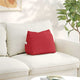 Vidaxx coussin de dossier rouge 45 x 20 x 35 cm tissu