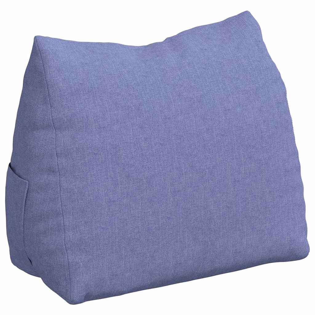 Vidaxx coussin de dossier jeans bleu 45 x 20 x 35 cm tissu