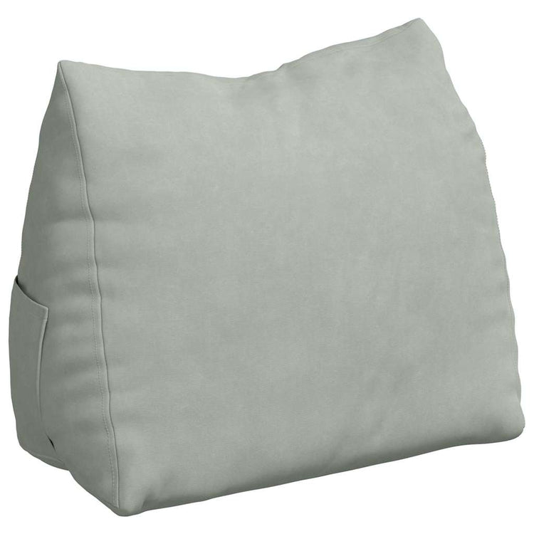 Vidaxx coussin de dossier gris clair 45 x 20 x 35 cm tissu corde