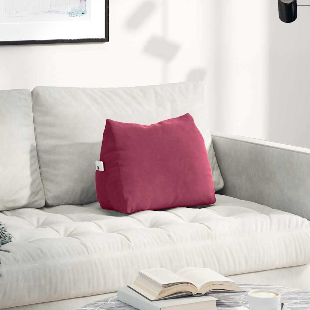 Vidaxx coussin de dossier rouge vin 45 x 20 x 35 cm tissu corde