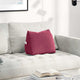 Vidaxx coussin de dossier rouge vin 45 x 20 x 35 cm tissu corde