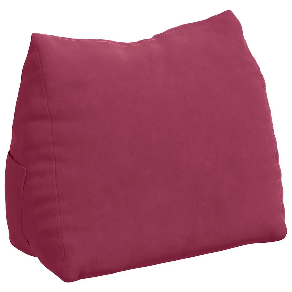 Vidaxx coussin de dossier rouge vin 45 x 20 x 35 cm tissu corde