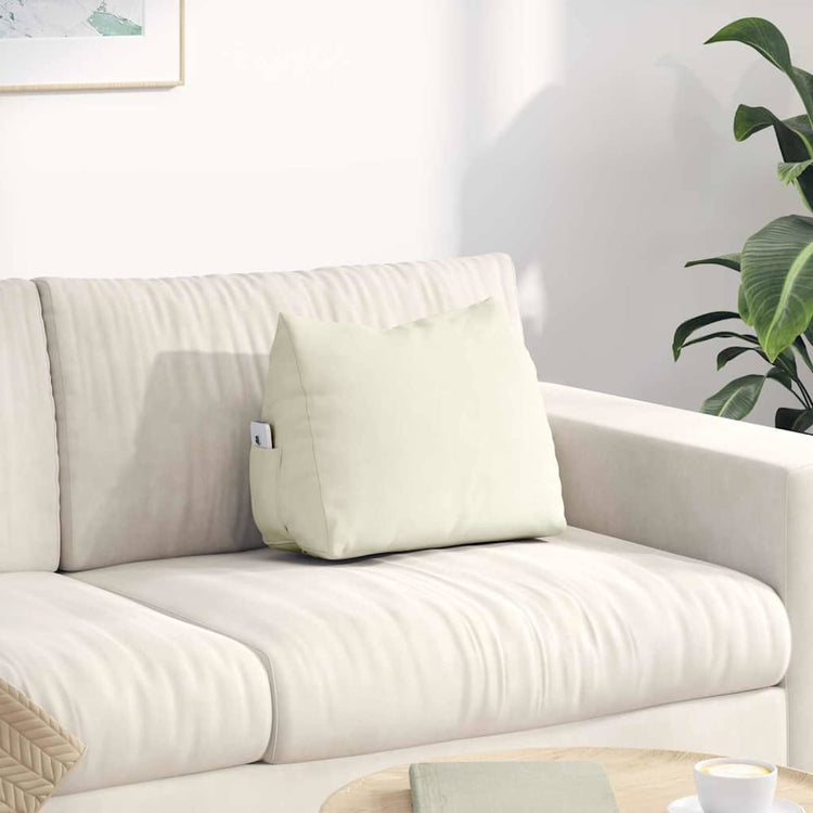 Vidaxx coussin de dossier crème 45 x 20 x 35 cm tissu corde