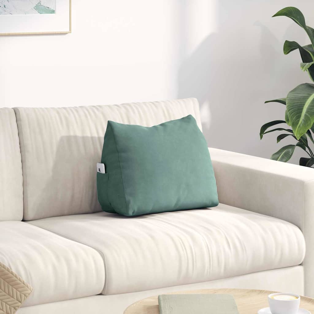 Vidaxx coussin de dossier vert d'eau 45 x 20 x 35 cm tissu corde