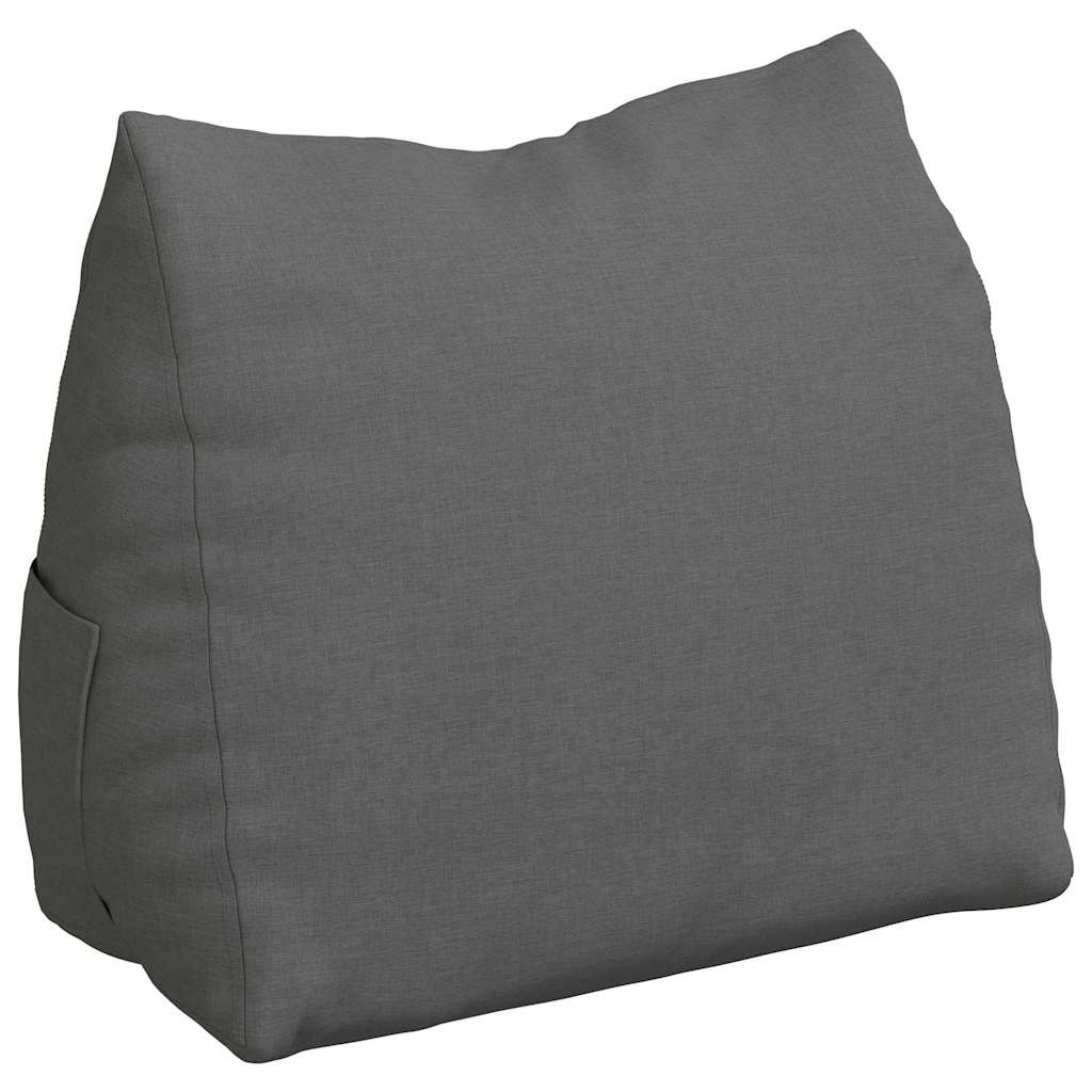 Vidaxx coussin de dossier gris foncé 60 x 20 x 50 cm tissu