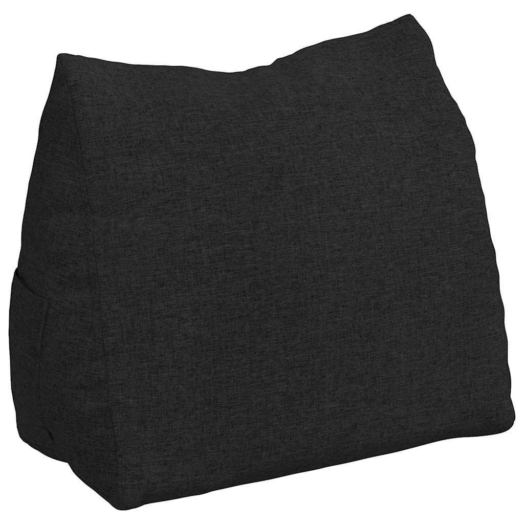 Vidaxx coussin de dossier noir 60 x 20 x 50 cm tissu