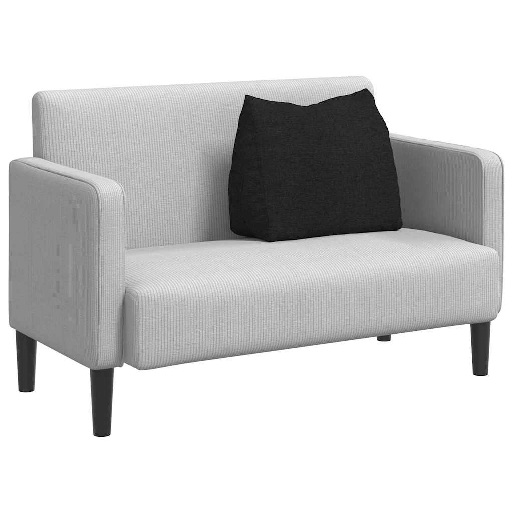Vidaxx coussin de dossier noir 60 x 20 x 50 cm tissu