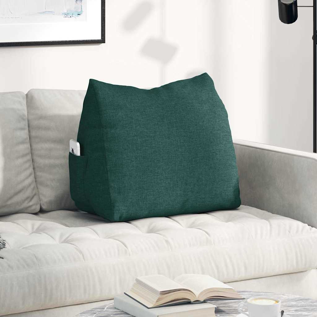 Vidaxx coussin de dossier vert foncé 60 x 20 x 50 cm tissu
