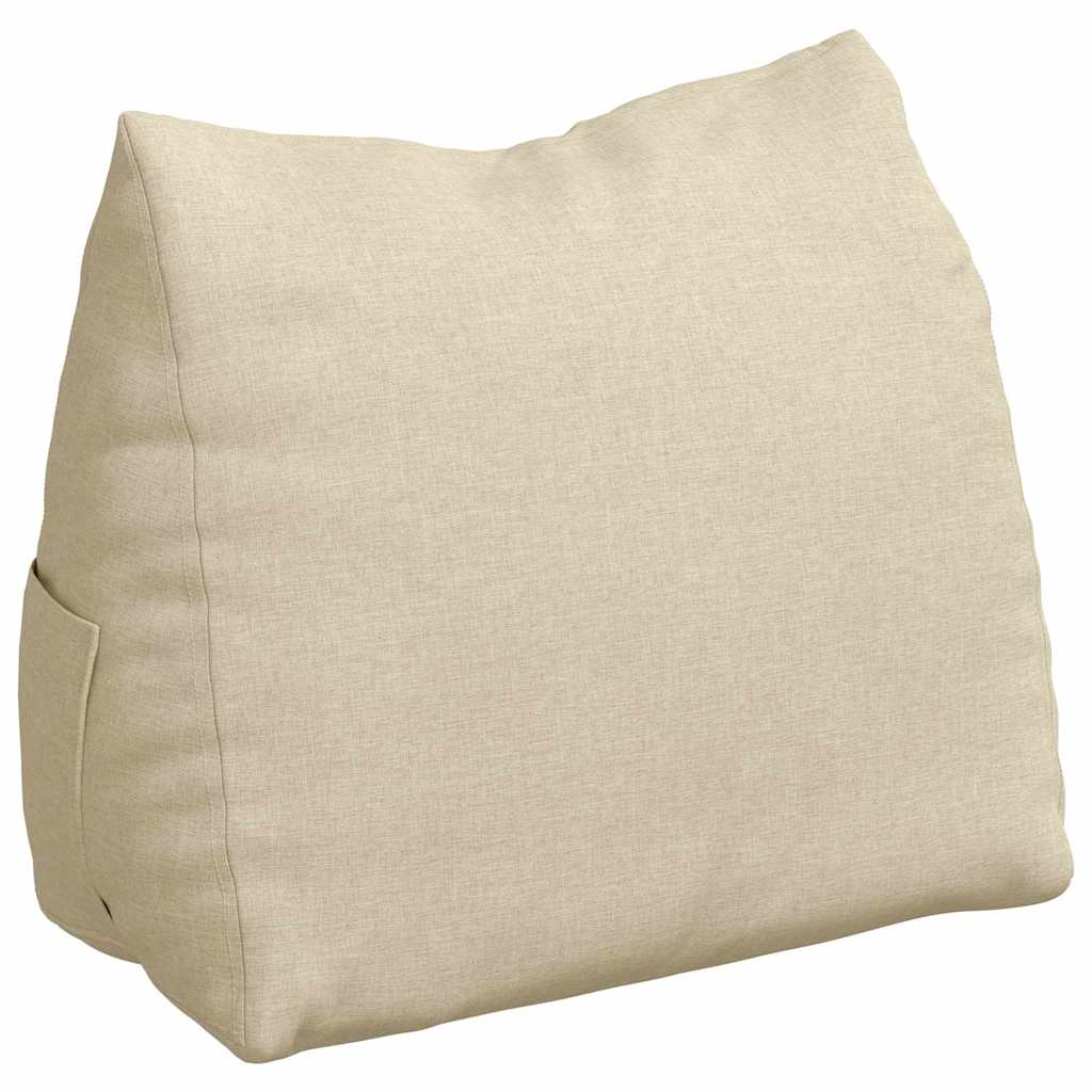 Vidaxx coussin de dossier crème 60 x 20 x 50 cm tissu