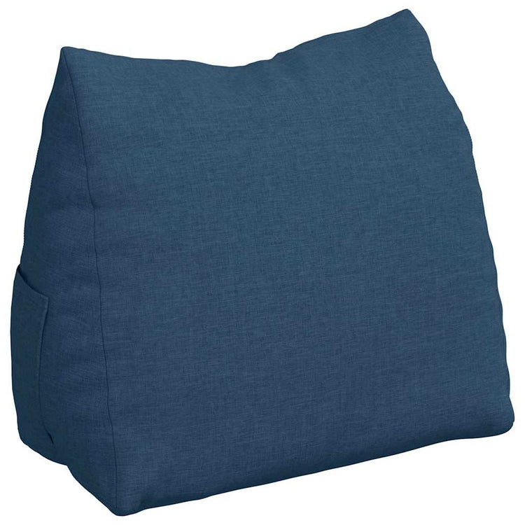 Vidaxx coussin de dossier bleu 60 x 20 x 50 cm tissu