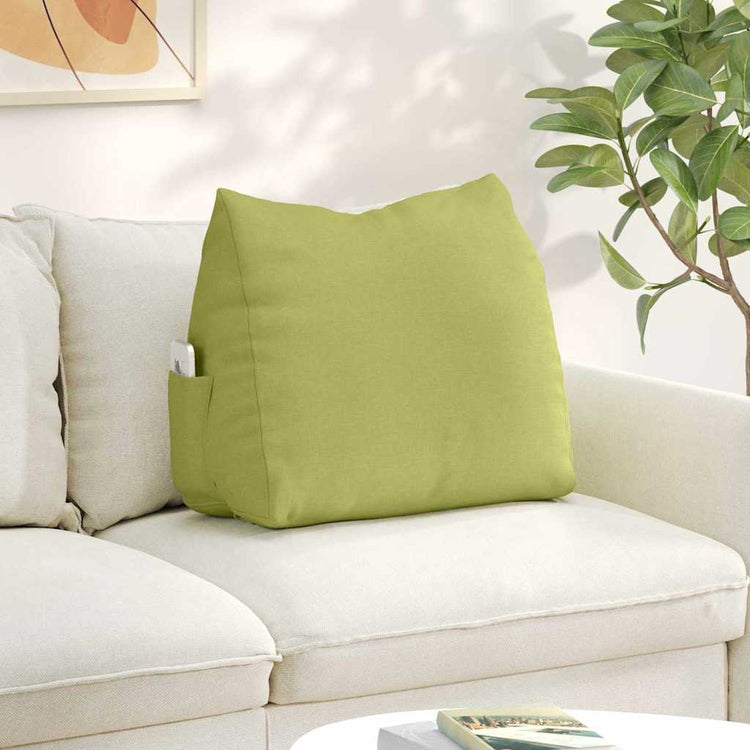 Vidaxx coussin de dossier vert clair 60 x 20 x 50 cm tissu