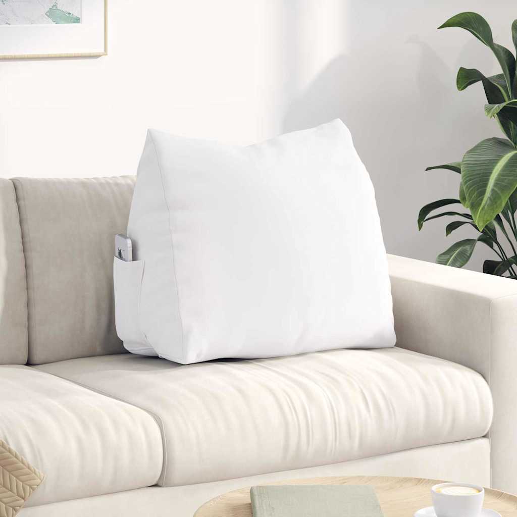 Vidaxx coussin de dossier blanc 60 x 20 x 50 cm tissu