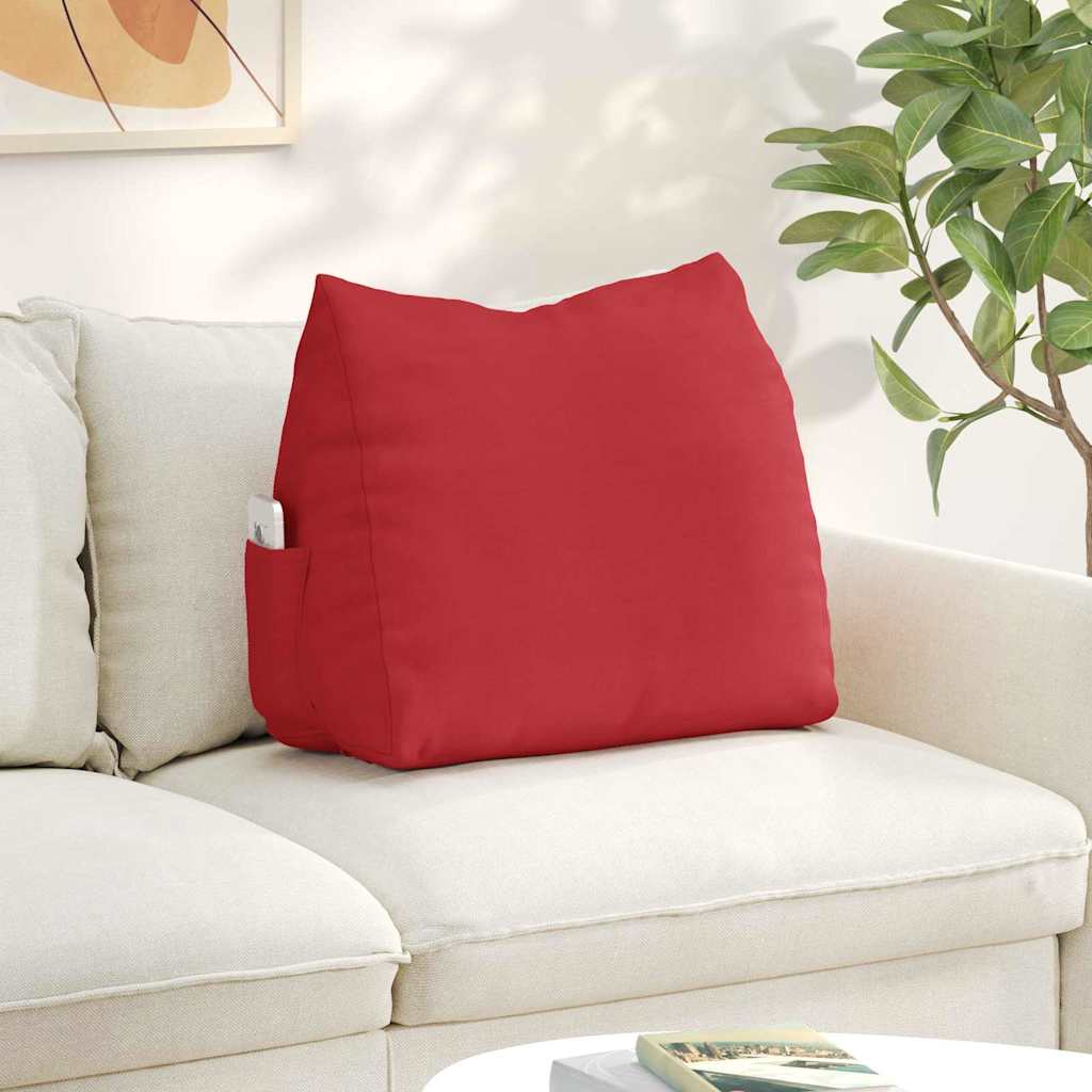 Vidaxx coussin de dossier rouge 60 x 20 x 50 cm tissu