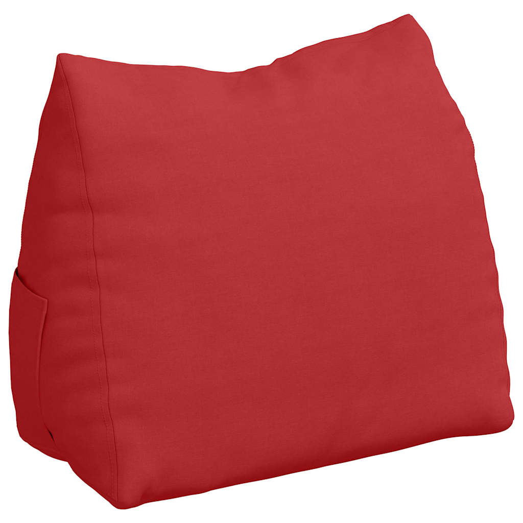 Vidaxx coussin de dossier rouge 60 x 20 x 50 cm tissu