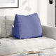 Vidaxx coussin de dossier jeans bleu 60 x 20 x 50 cm tissu