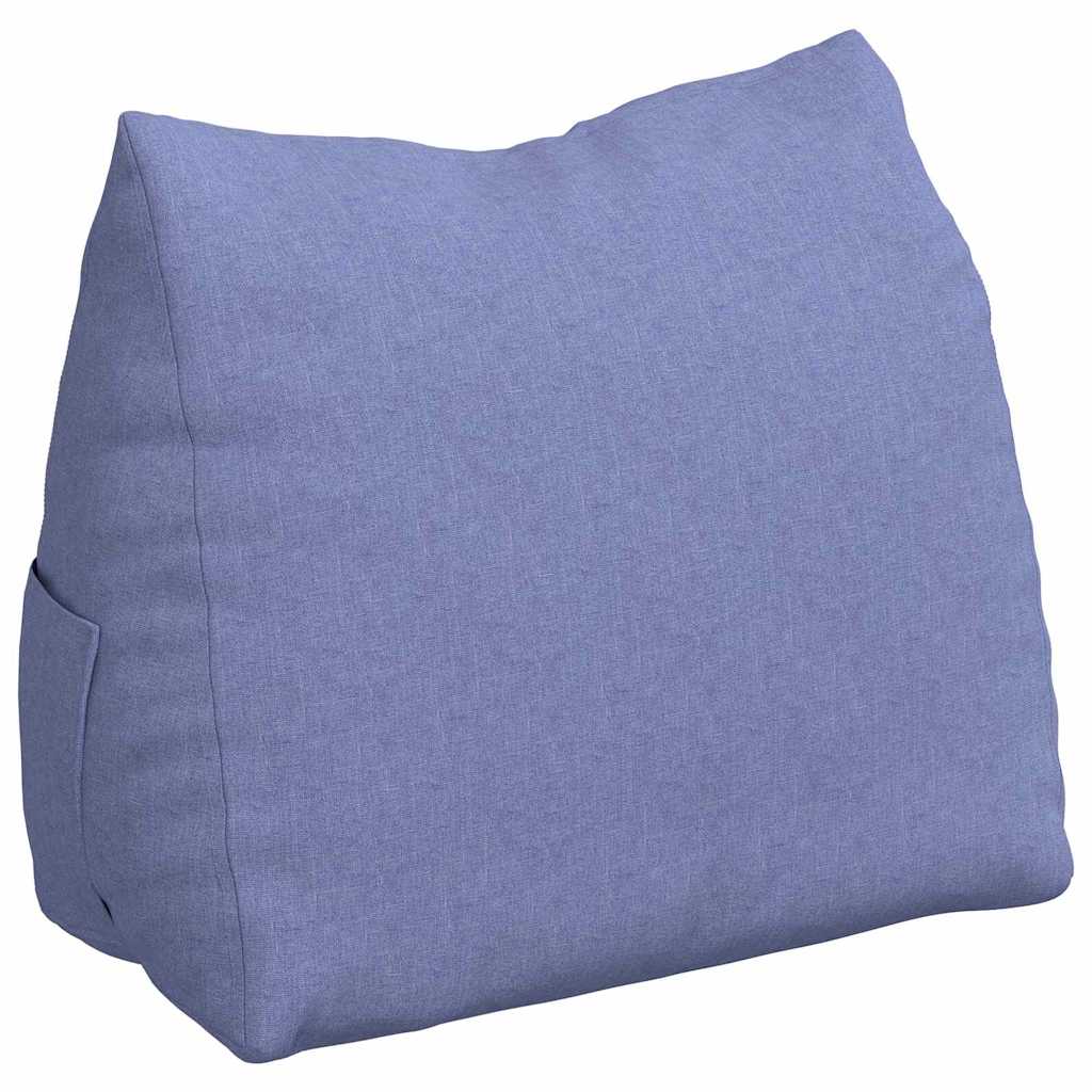 Vidaxx coussin de dossier jeans bleu 60 x 20 x 50 cm tissu