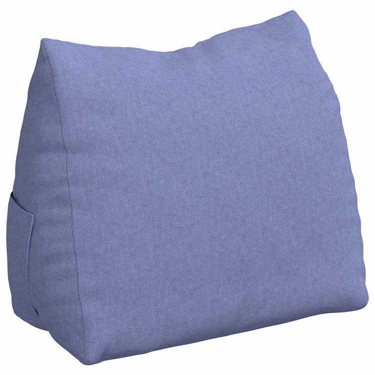 Vidaxx coussin de dossier jeans bleu 60 x 20 x 50 cm tissu