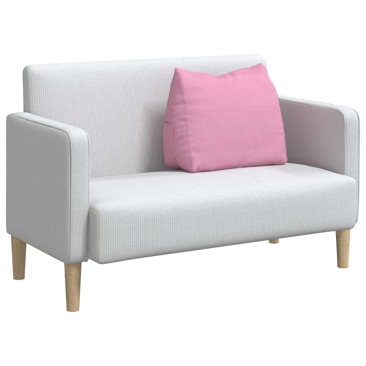 Vidaxx coussin de dossier rose 60 x 20 x 50 cm tissu