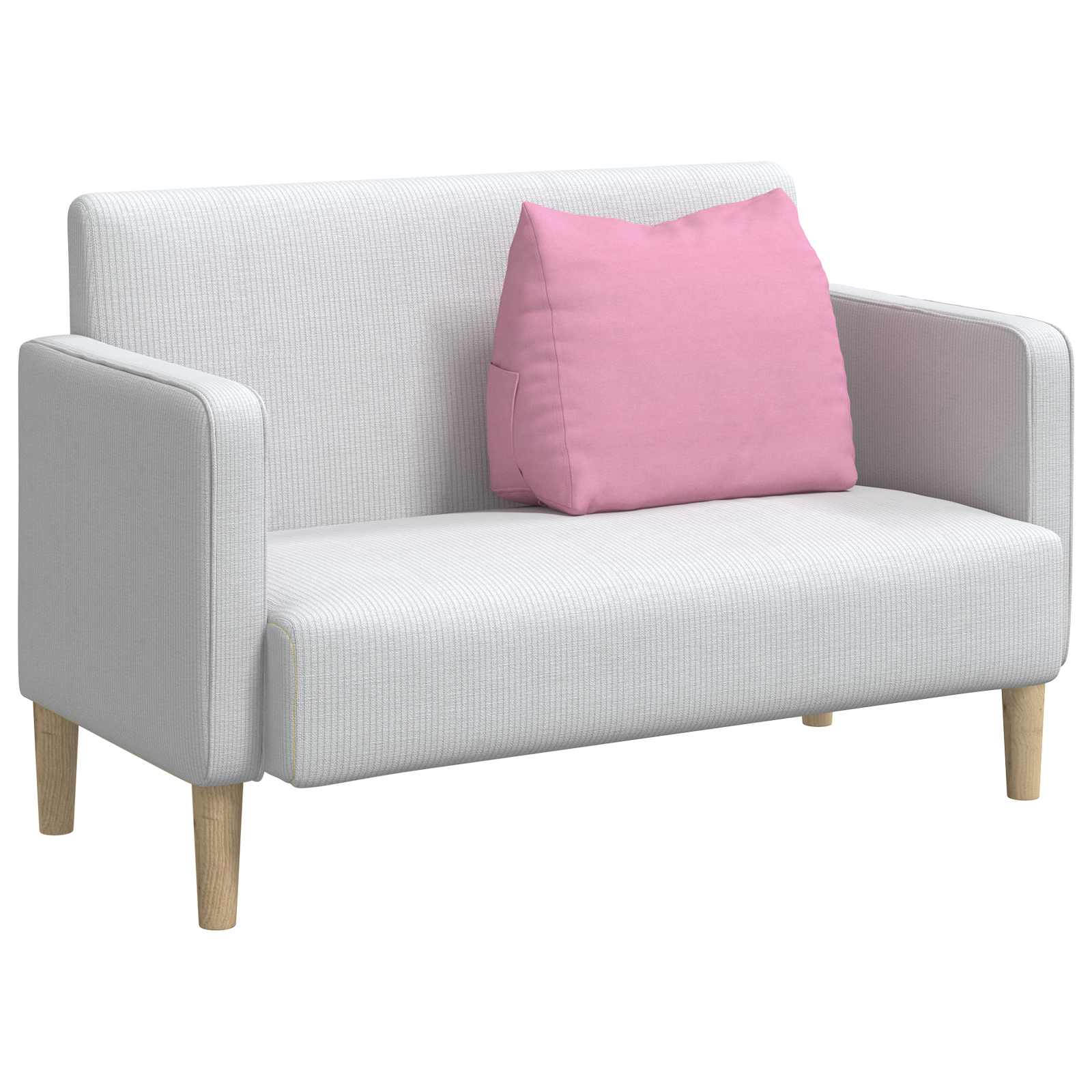 Vidaxx coussin de dossier rose 60 x 20 x 50 cm tissu
