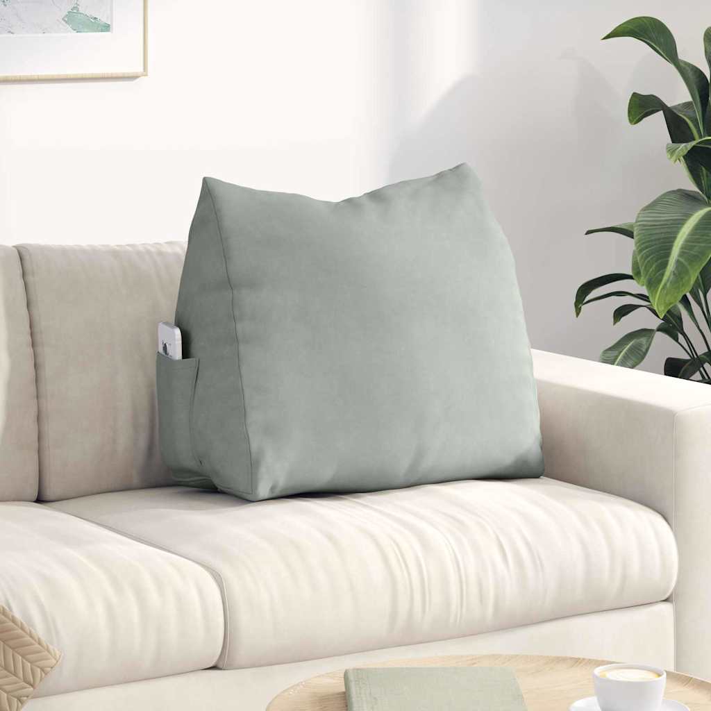 Vidaxx coussin de dossier gris clair 60 x 20 x 50 cm tissu corde