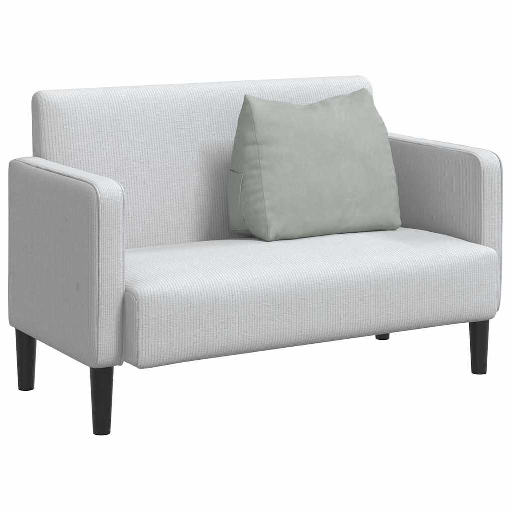 Vidaxx coussin de dossier gris clair 60 x 20 x 50 cm tissu corde
